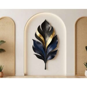 Elegant Black Feather Wall Wallpaper – Modern Luxury Decor