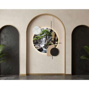 Luxury Nature Arch Wall Wallpaper – Premium Interior Design