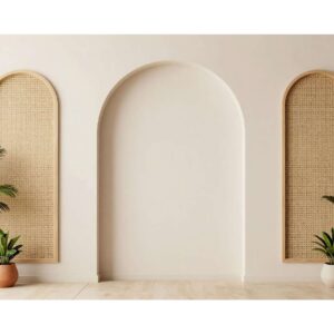 Modern Arch Wall Wallpaper Design – Elegant Neutral Wall Decor