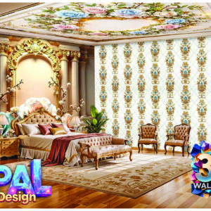 Opal 3D Wallpaper Design R-03