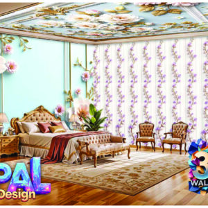 Opal 3D Wallpaper Design R-04