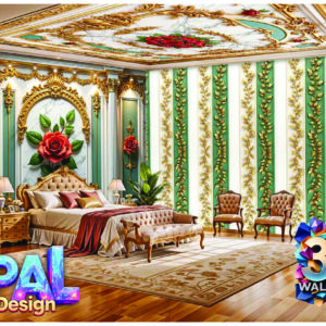 Opal 3D Wallpaper Design R-05