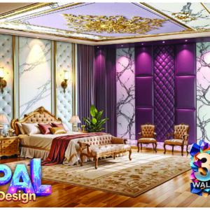 Opal 3D Wallpaper Design R-07