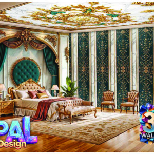 Opal 3D Wallpaper Design R-09