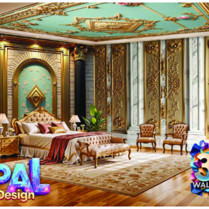 Opal 3D Wallpaper Design R-17
