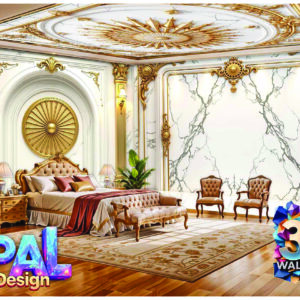 Opal 3D Wallpaper Design R-18