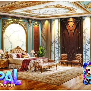 Opal 3D Wallpaper Design R-21