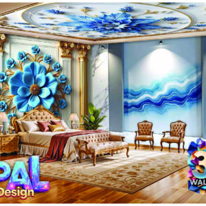 Opal 3D Wallpaper Design R-24