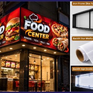 Backlit Signboard – LED Illuminated Shop Signage in Pakistan