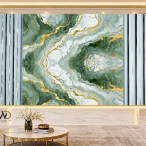 Emerald Green Agate Marble Luxury Wall Panel in Karachi