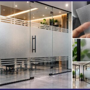 Frosted Sticker Film – Privacy Glass & Office Window Branding