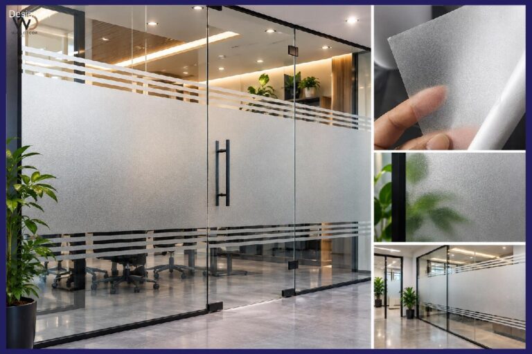 Frosted Sticker Film – Privacy Glass & Office Window Branding
