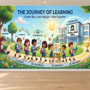 Journey of Learning Educational School Wallpaper
