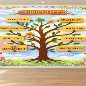 Skills Tree Educational Wallpaper for Schools