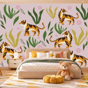 Tiger Jungle Kids Wallpaper – Animal Wall Decor Pakistan