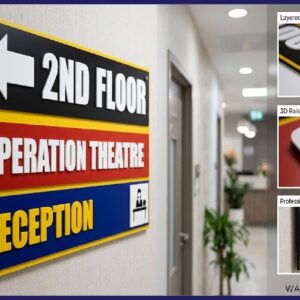 Wayfinding Directional Signage – Office, Hospital & Commercial Building Signs